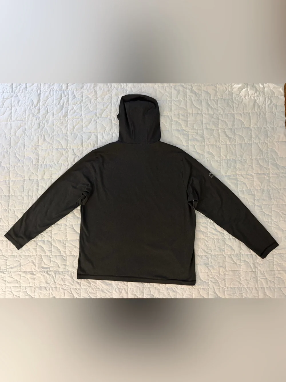 adidas Black Lightweight Hoodie Jacket - Fox Creek Golf Course logo